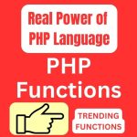 functions in php
