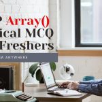 PHP Array Logical mcq for freshers