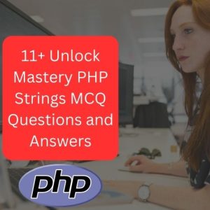 PHP Strings MCQ Questions and Answers