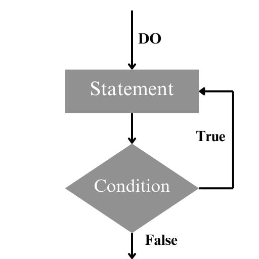 Flowchart of php do while