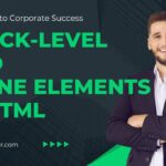 Block-Level and Inline Elements