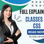 Classes in CSS