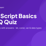 JavaScript basics MCQ quiz with 25 questions - Quiz Lancer